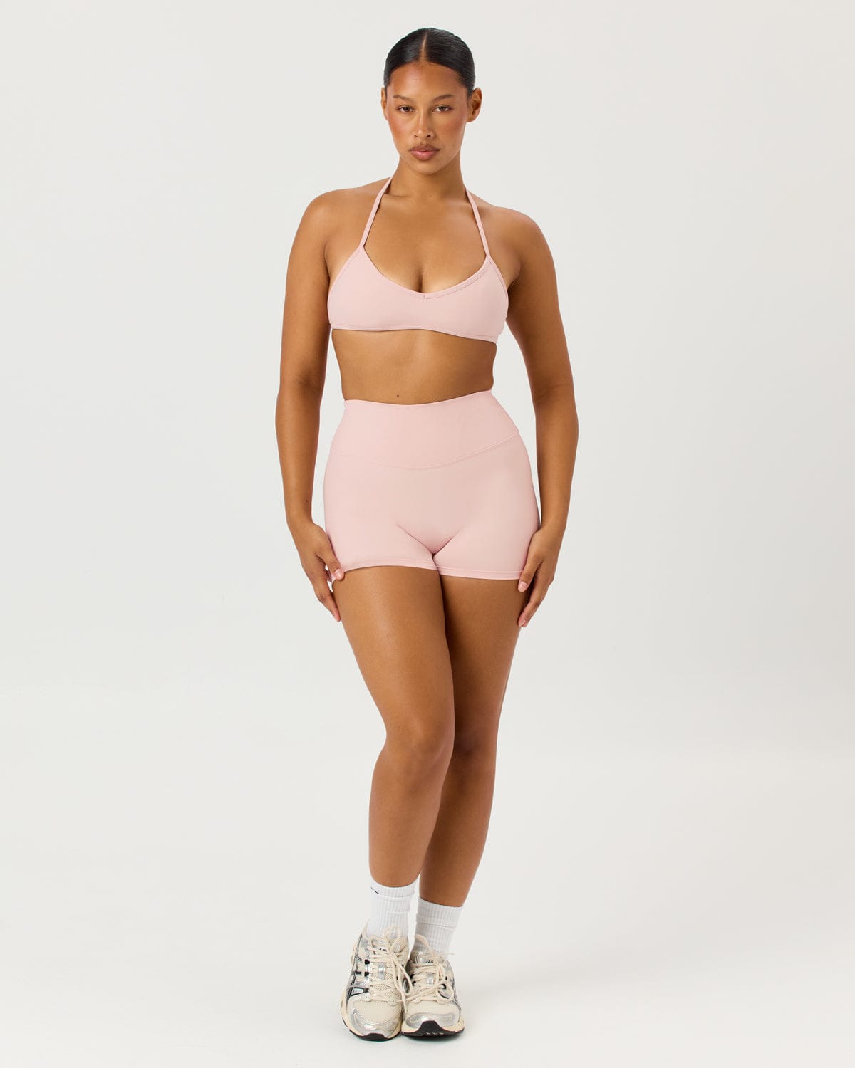 Freedom Scrunch Shorts 4" | Blush