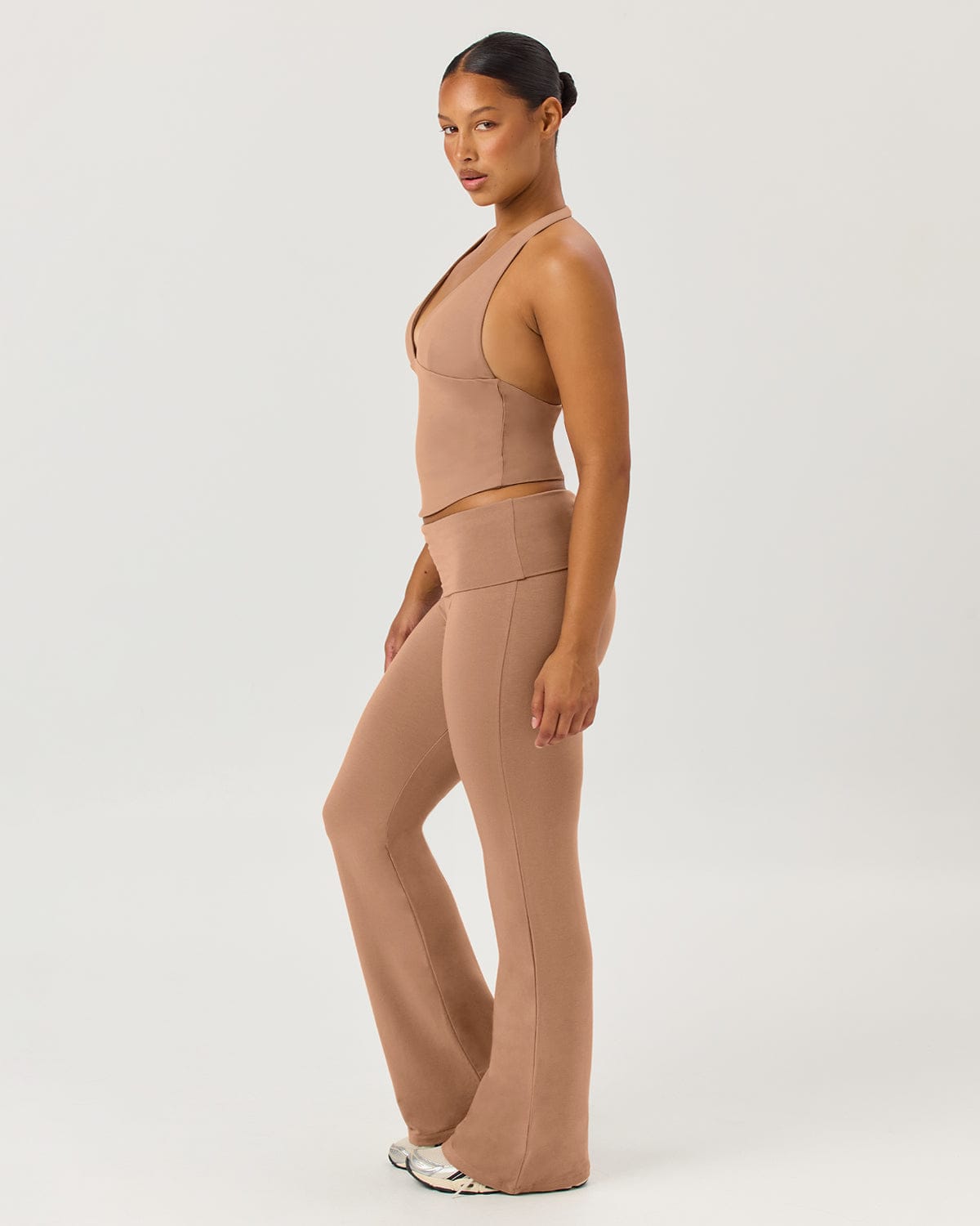 Jersey Flare Pant | Toffee