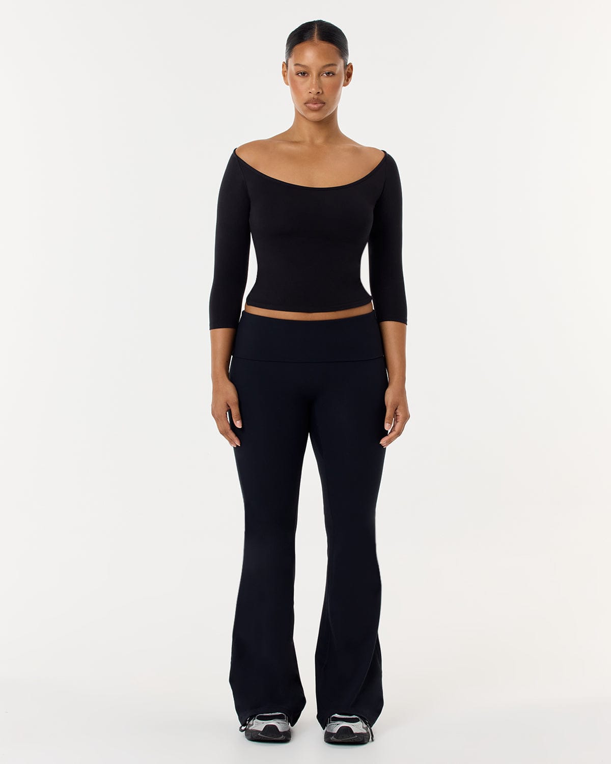 3/4 Sleeve Top | Black