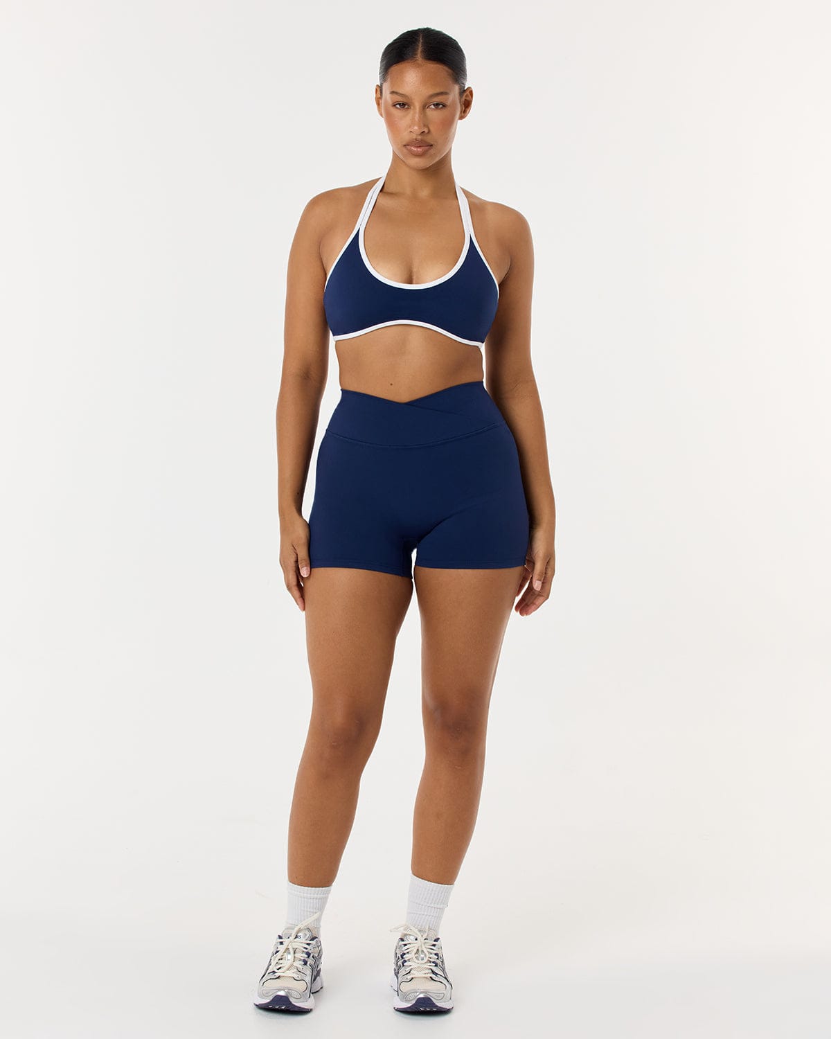 Serenity Crossover Shorts 4" | Navy