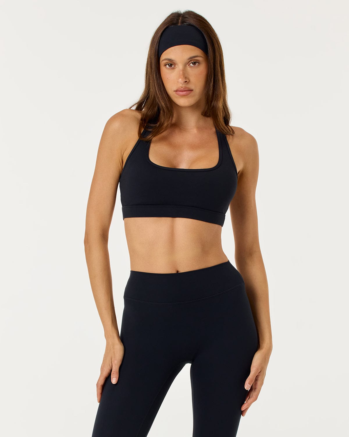 Form Racerback Crop | Black