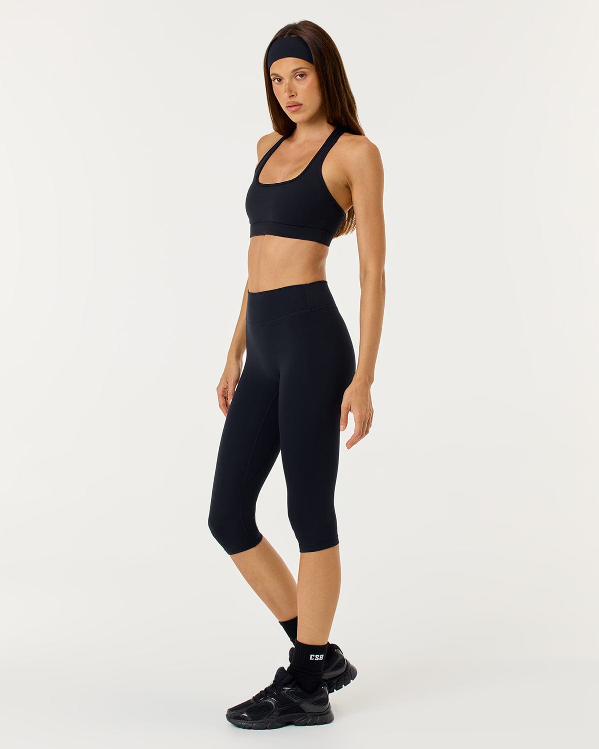 Form Invisible Scrunch Capri Leggings | Black