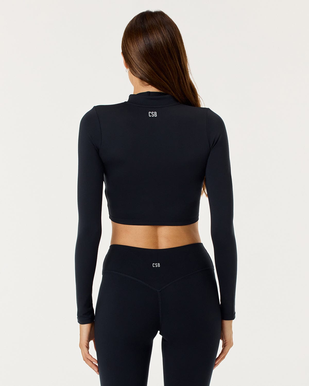 Serenity Cropped Zip Jacket | Black