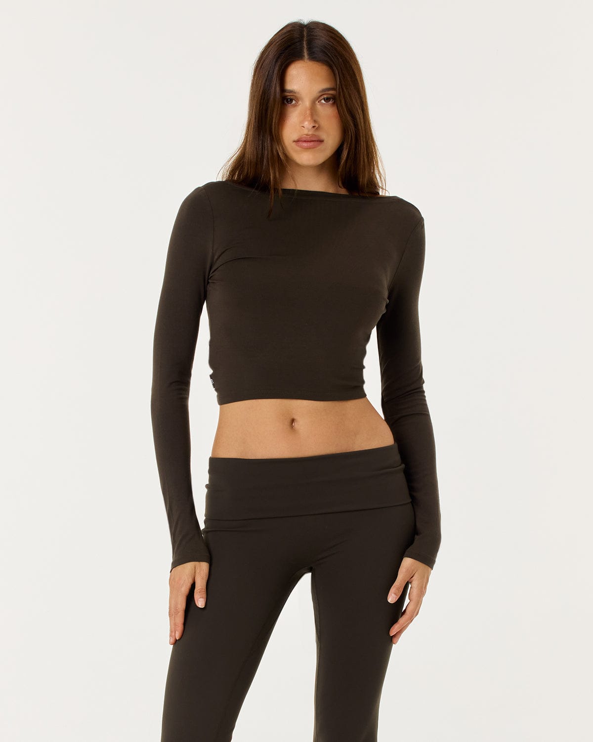 Ballet Wrap Top | Dark Chocolate