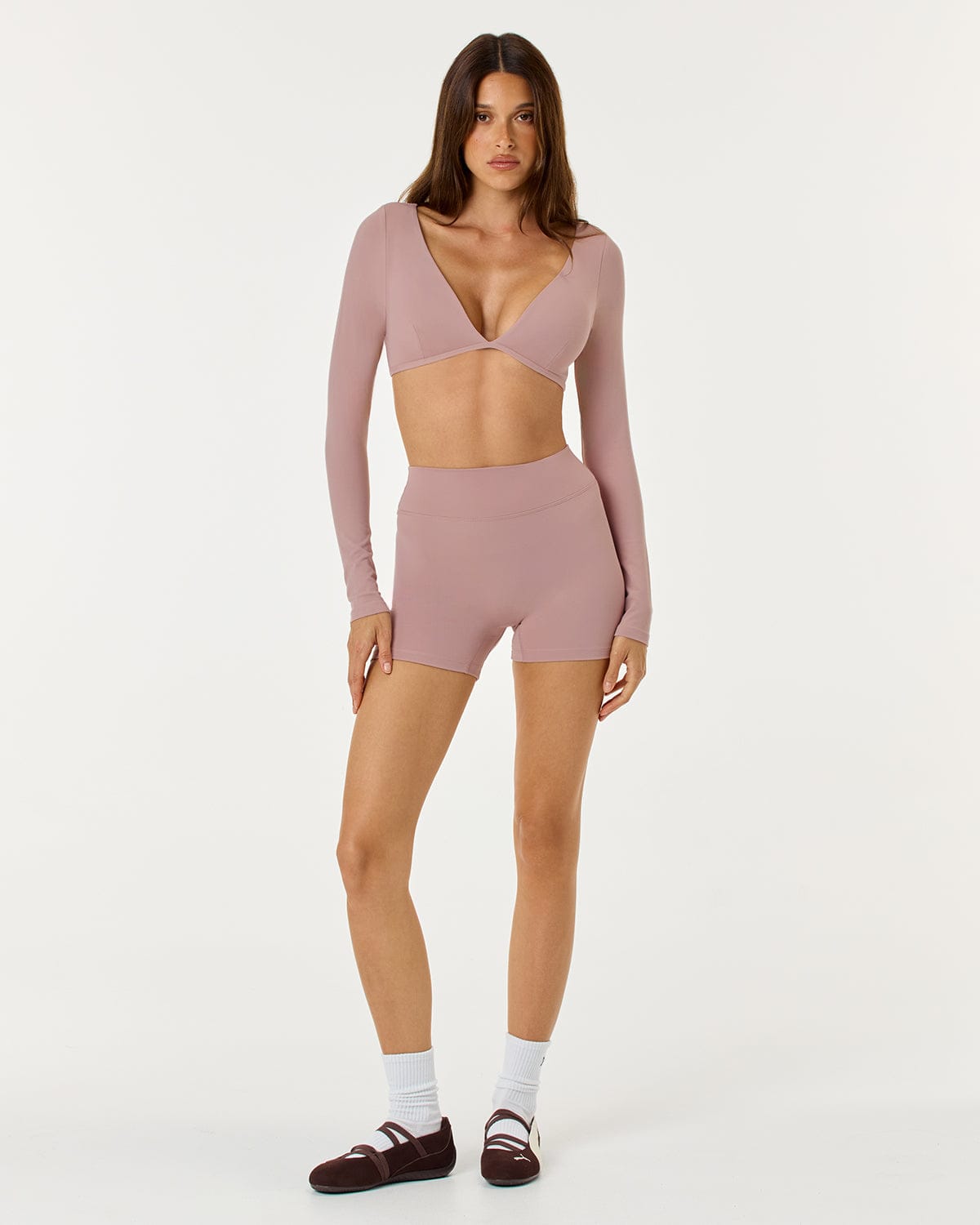 Form Invisible Scrunch Shorts 4" | Rose