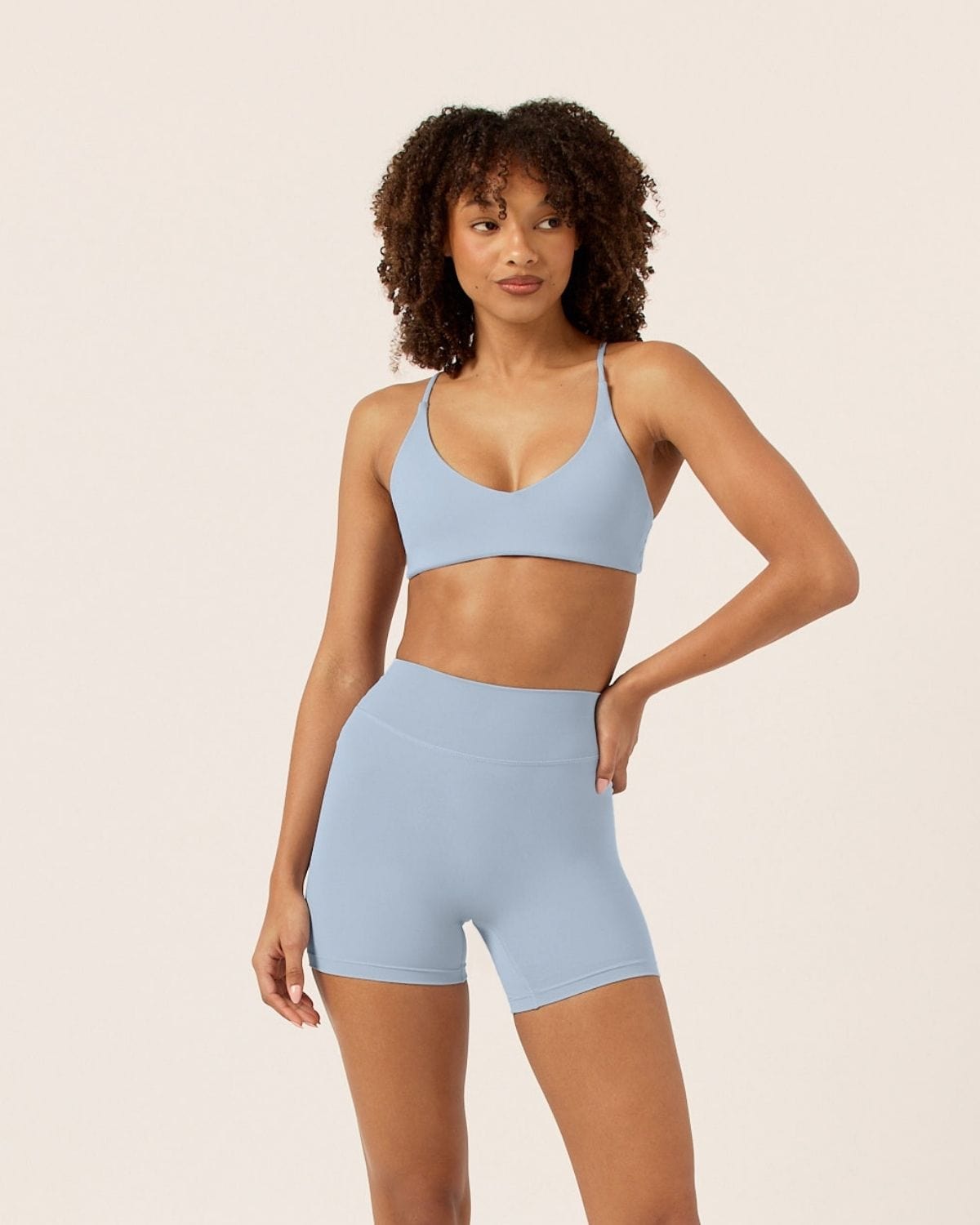 Form Hailey Crop | Dusty Blue