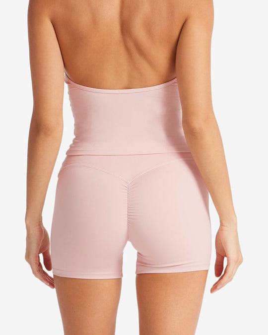 IM Serenity Scrunch Shorts 4" | Blush