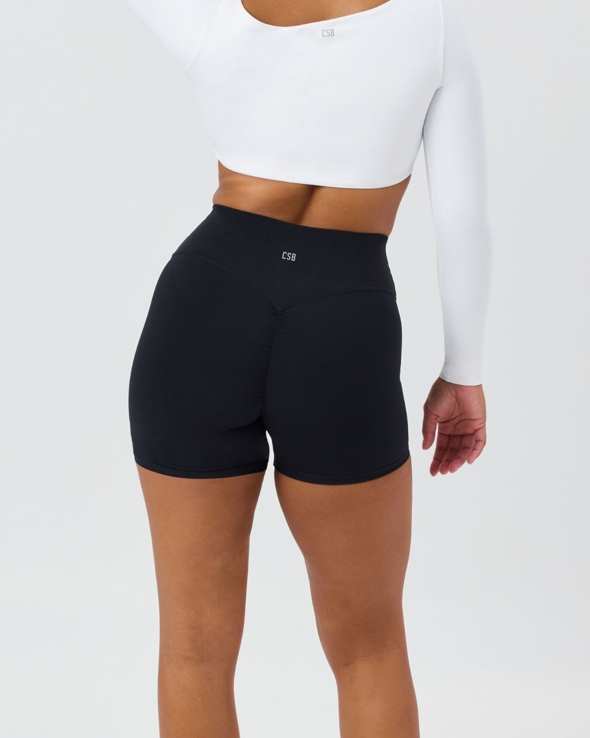 Freedom Scrunch Shorts 4" | Black