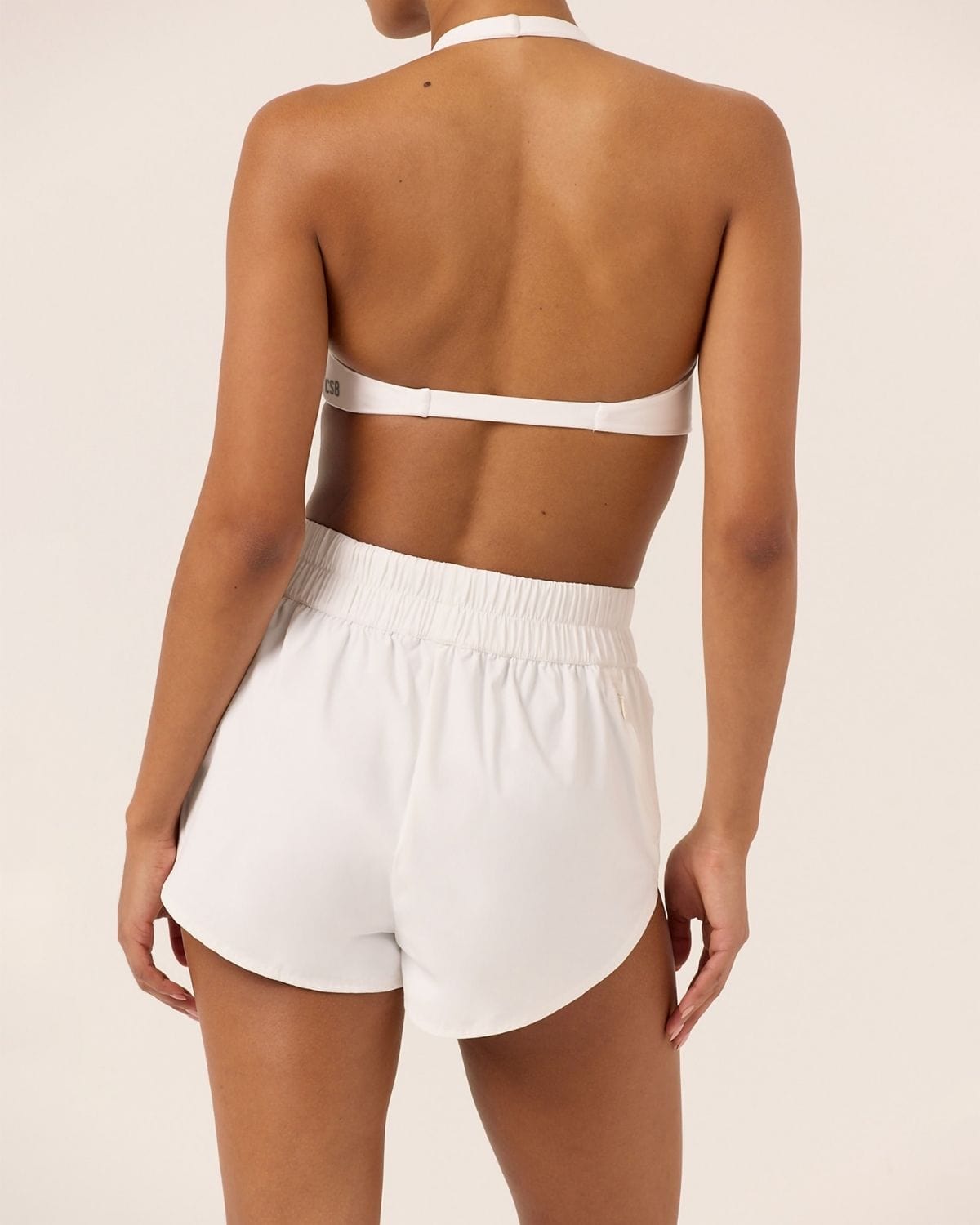 CSB Run Shorts | White