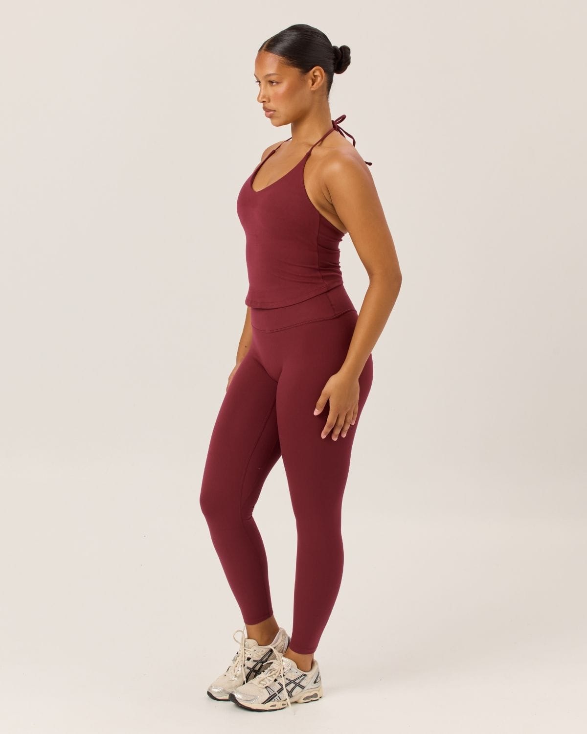 Serenity Invisible Scrunch Leggings | Burgundy