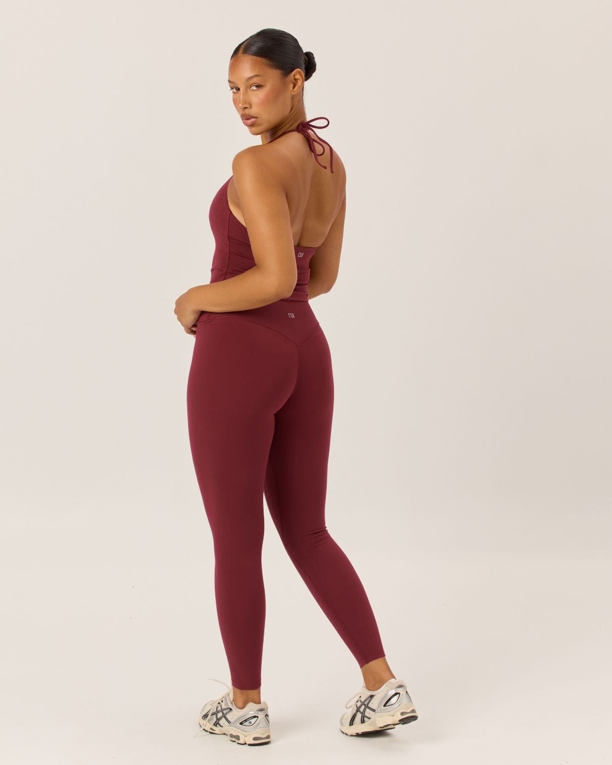 Serenity Invisible Scrunch Leggings | Burgundy