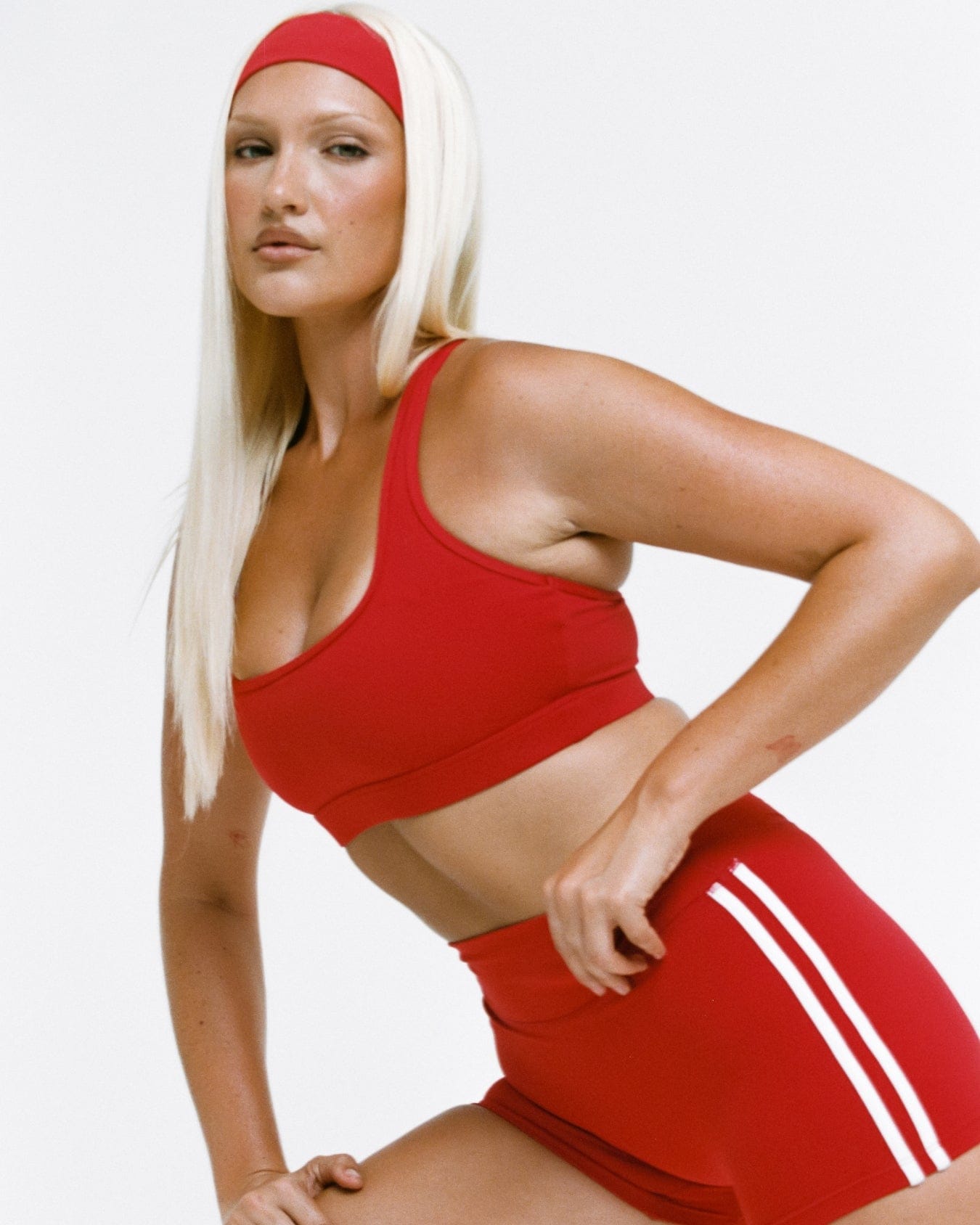 Form Invisible Scrunch Stripe Shorts 3" | Chilli