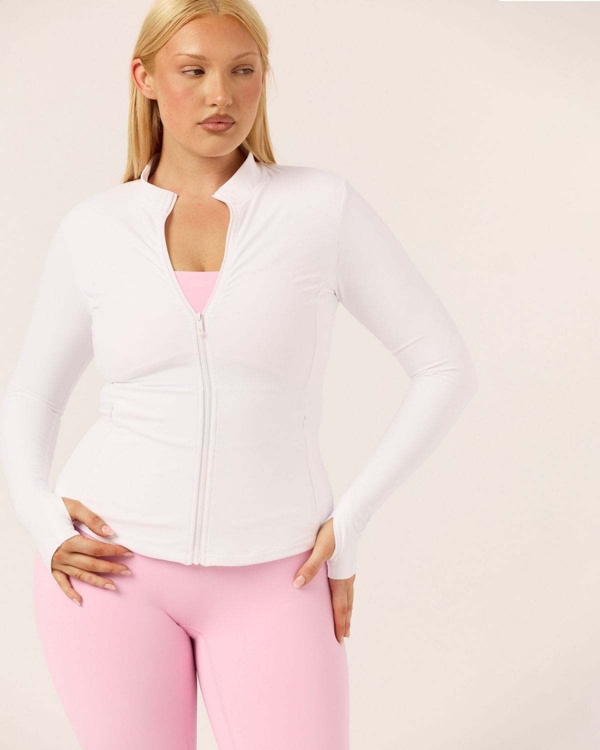 Freedom Longline Contour Jacket | White
