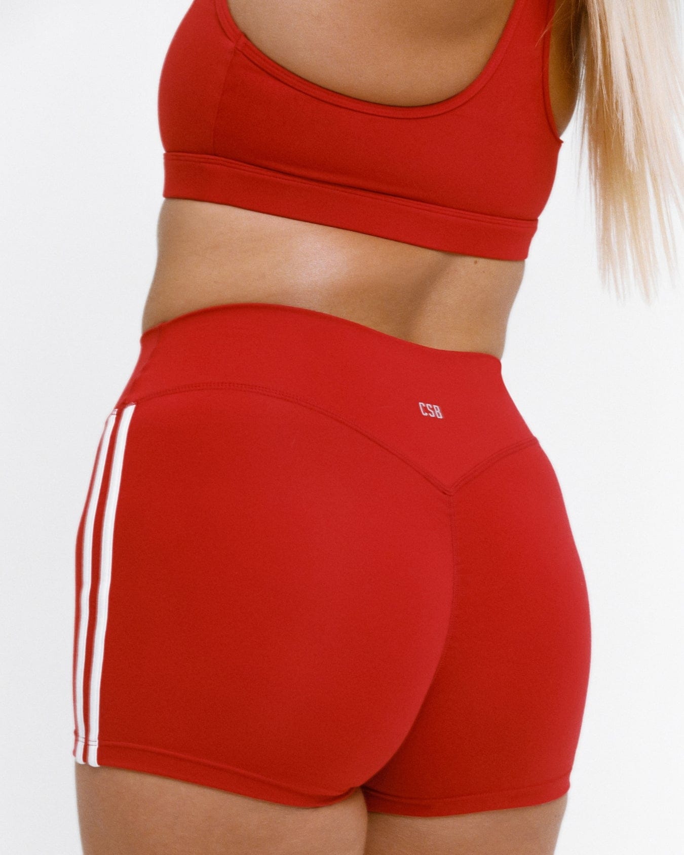 Form Invisible Scrunch Stripe Shorts 3" | Chilli