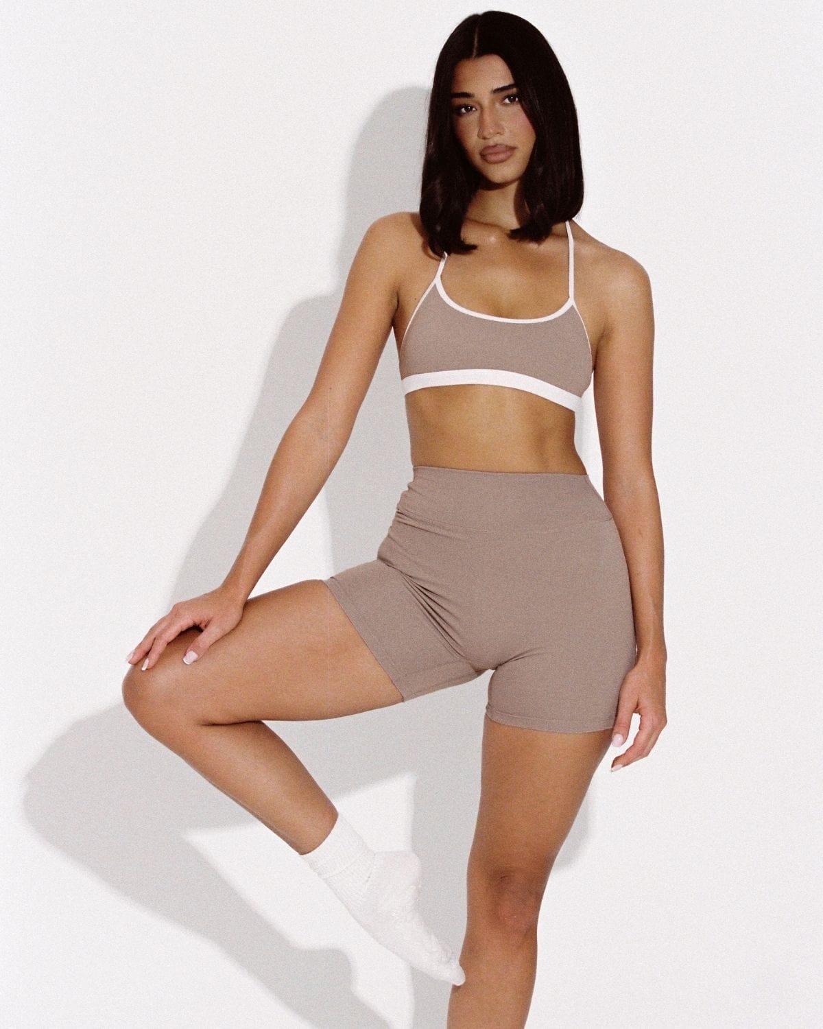 Form Ava Crop | Latte Two Tone