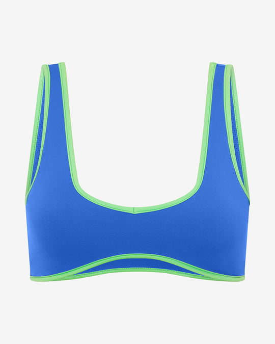 Serenity Isla Crop | Royal/Lime