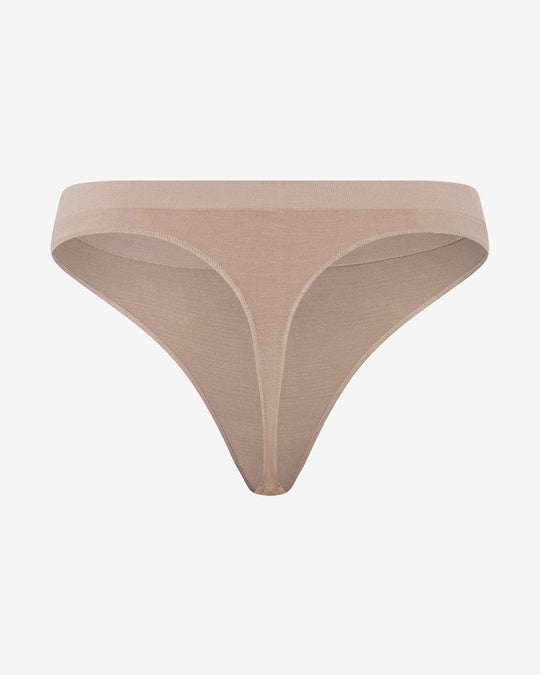 Seamless Bamboo Thong | Sand