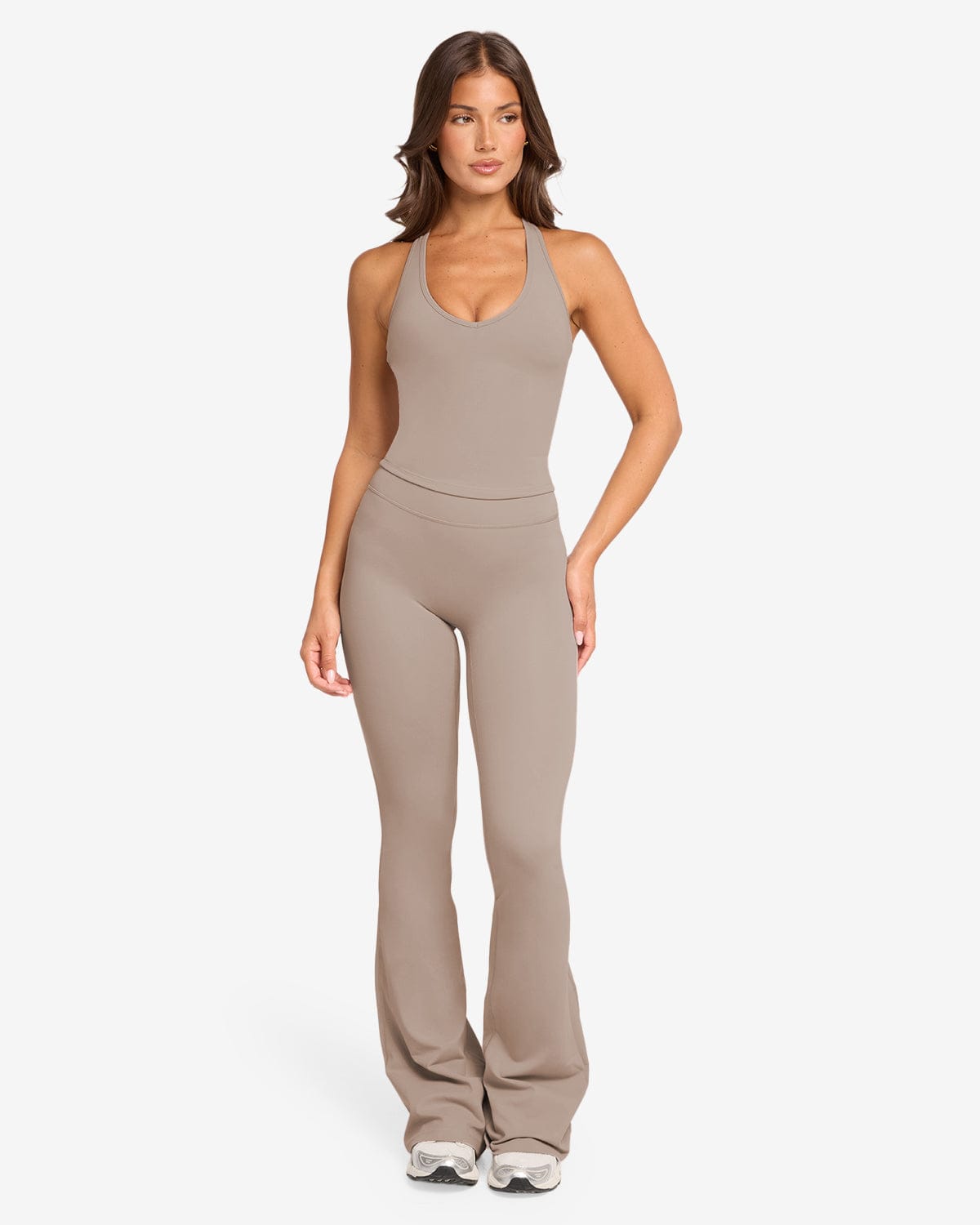 Form Invisible Scrunch Flare Leggings Tall | Latte
