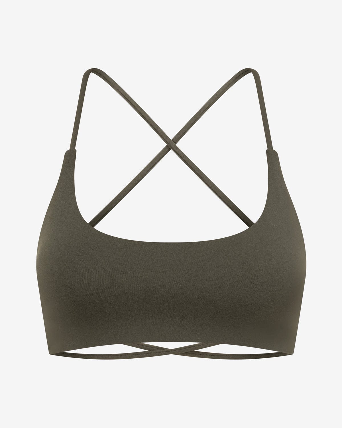 Fade Lexi Support Crop | Deep Olive