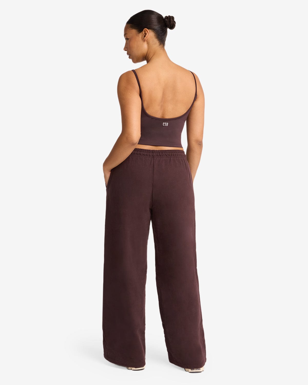 CSB Wide Leg Sweatpant | Espresso