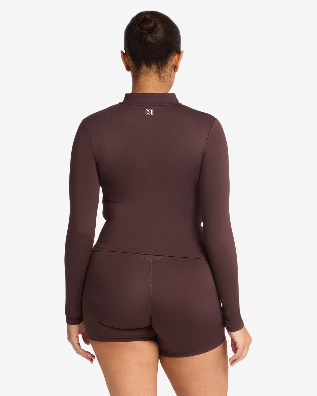 Serenity Longline Zip Up Jacket | Espresso