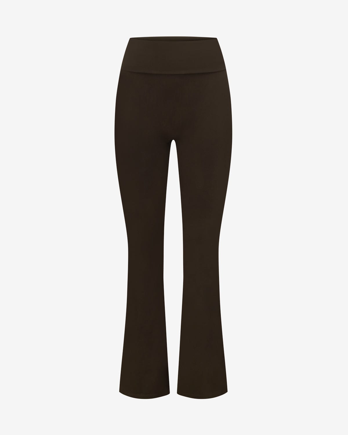 Form Invisible Scrunch Flare Fold Over Leggings | Dark Chocolate