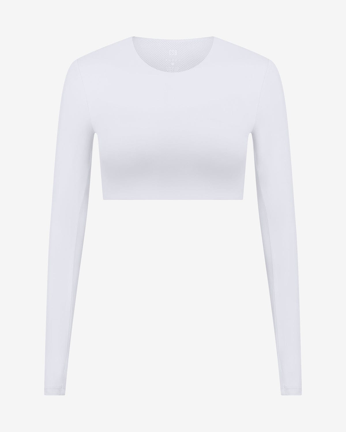 Freedom Luna Power Long Sleeve Crop | White