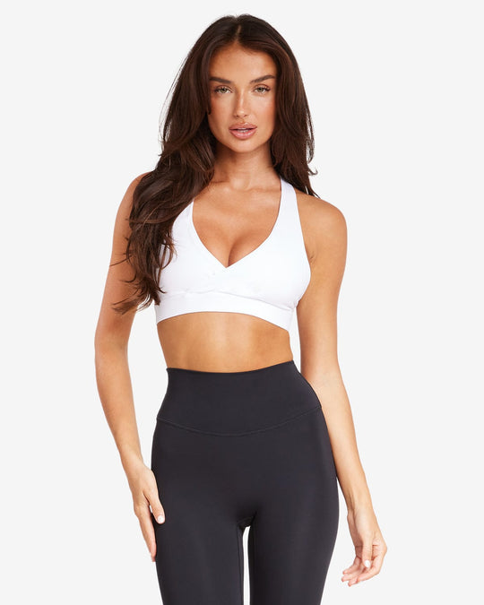 Serenity Bella Crop | White