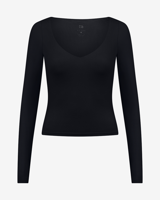 Form Alina Long Sleeve Top | Black