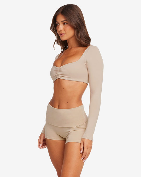 Form Margo Long Sleeve Top | Fawn