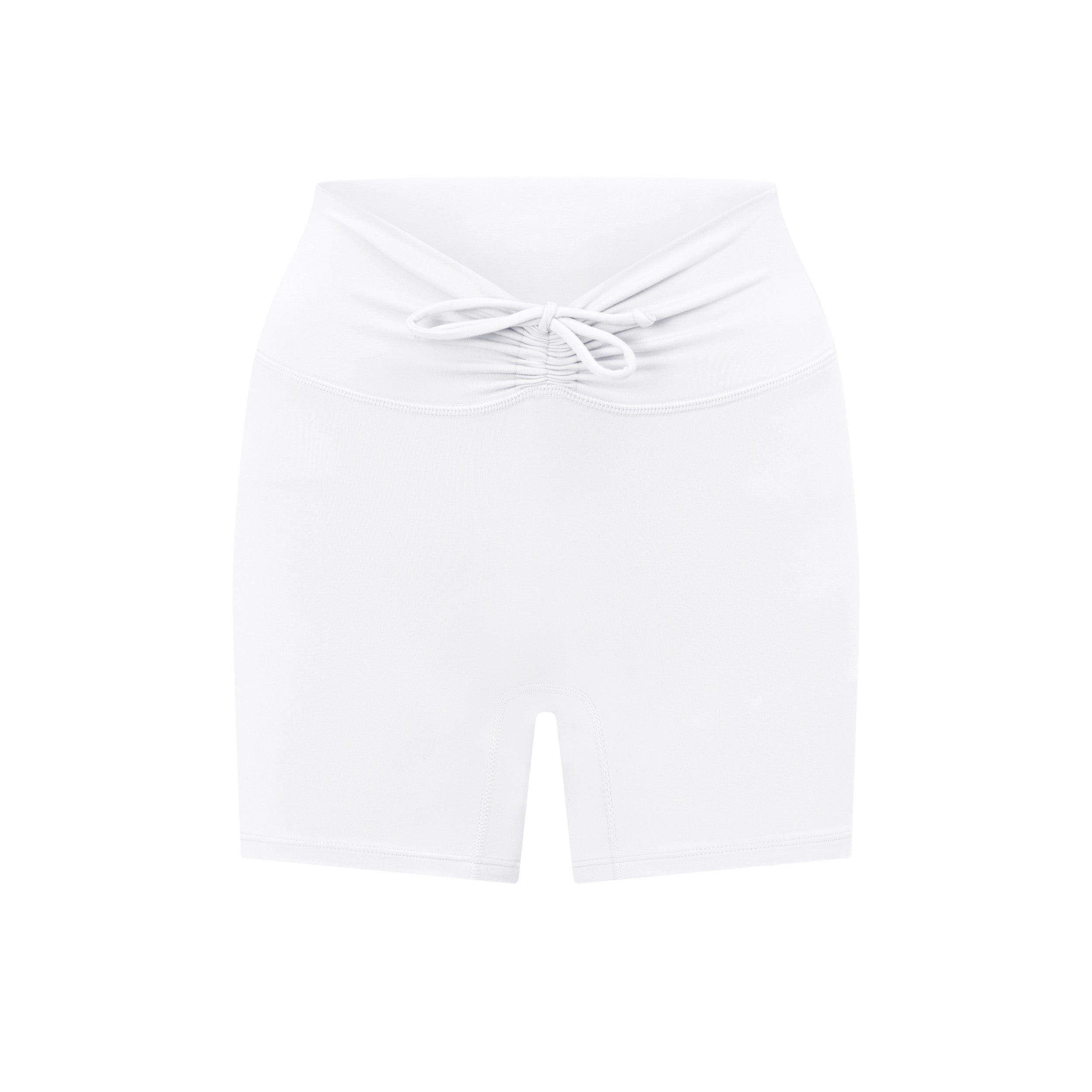 IM Serenity Drawstring Shorts 4" | White