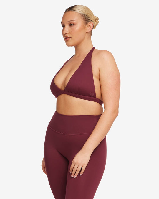 Serenity Celine Crop | Burgundy