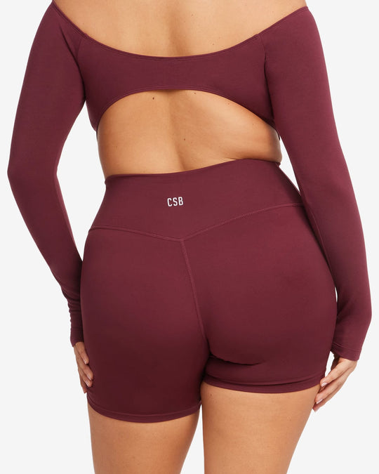 Serenity Shorts 5" | Burgundy