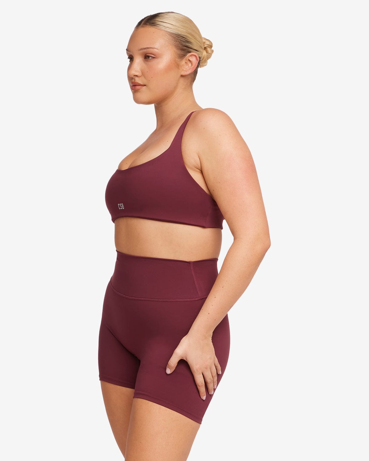 Serenity Naomi Crop | Burgundy