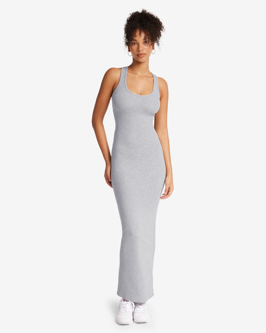 Racer Back Maxi Dress | Cloud Marl