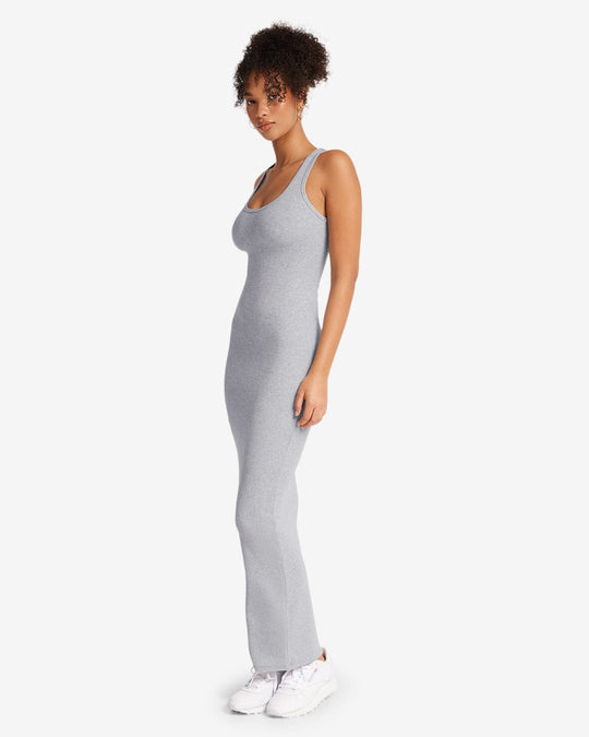 Racer Back Maxi Dress | Cloud Marl