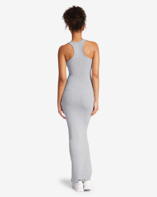 Racer Back Maxi Dress | Cloud Marl