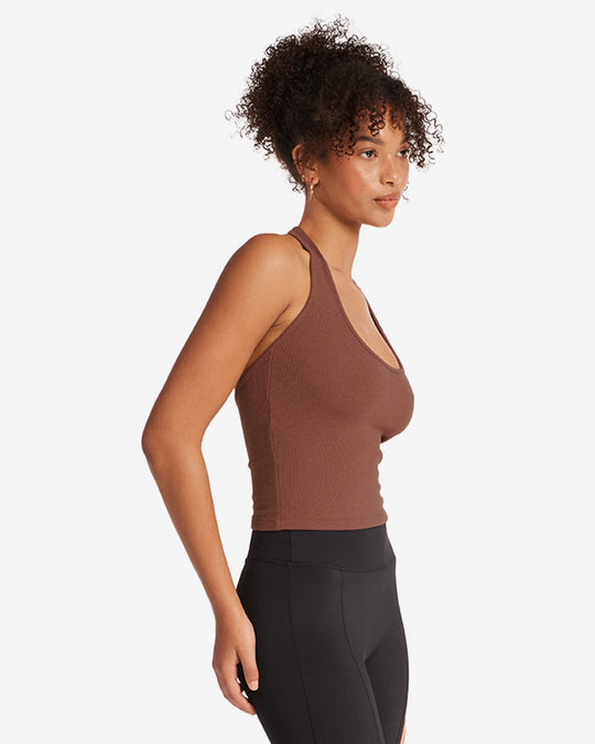 Rib Halter Tank | Maple