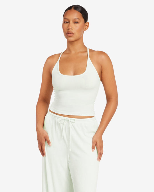 Sleep Rib Tank | Aloe