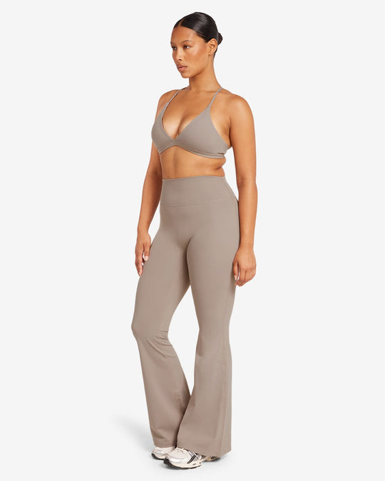 Form Invisible Scrunch Flare Leggings Petite | Latte