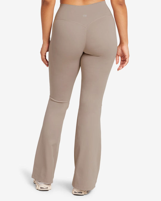 Form Invisible Scrunch Flare Leggings Petite | Latte