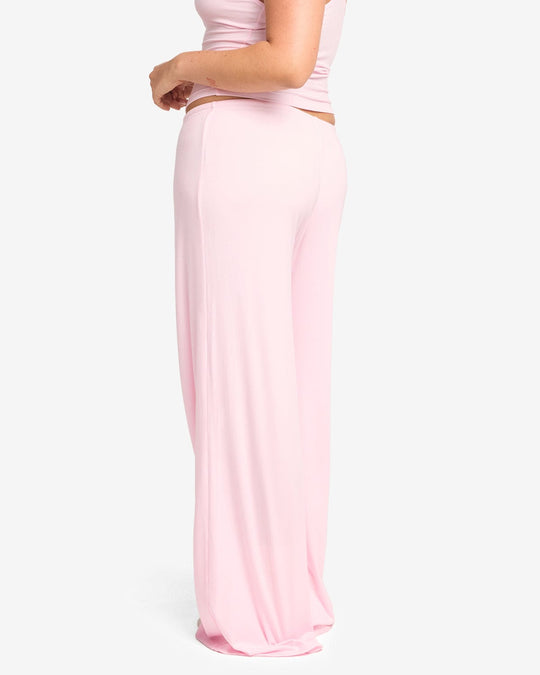 Rib Wide Leg Sleep Pant | Blossom