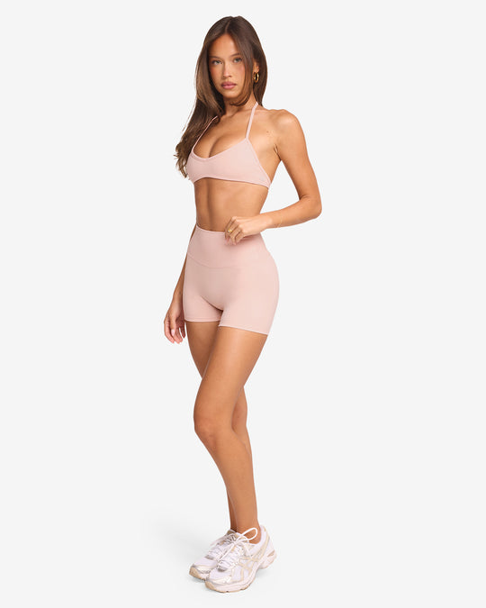 Freedom Scrunch Shorts 4" | Blush