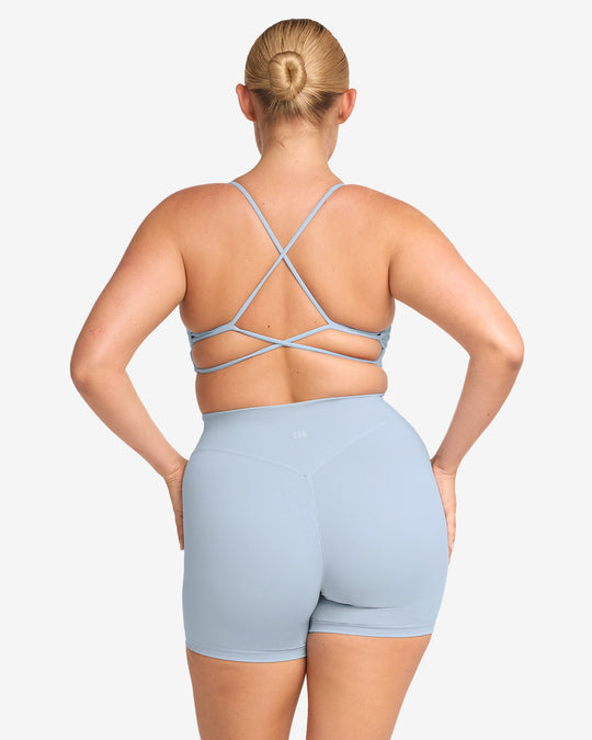 Form Hailey Crop | Dusty Blue