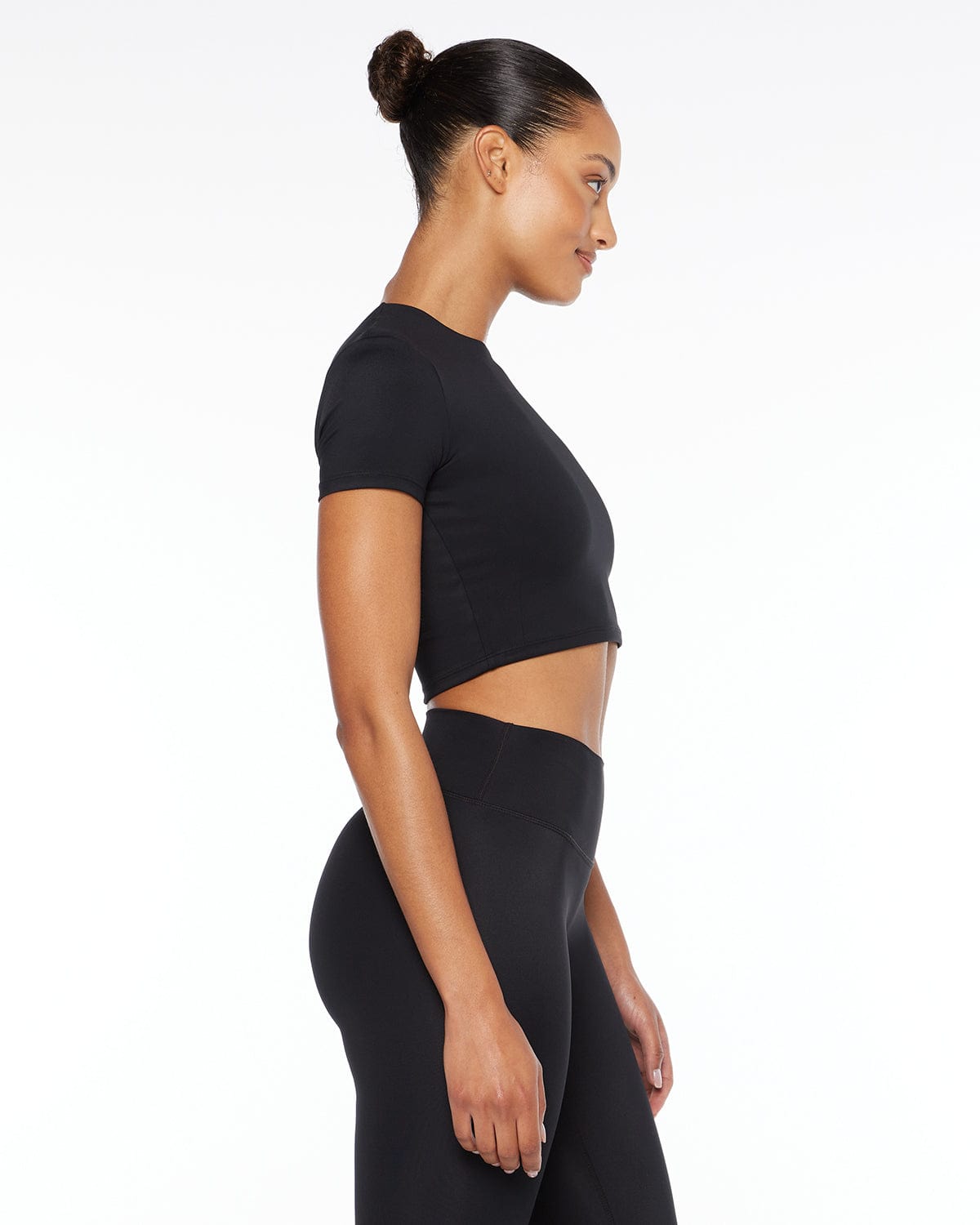 Freedom Cropped Tee | Black