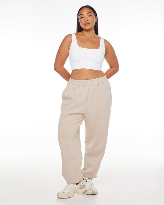 Oversized Sweatpant | Fawn