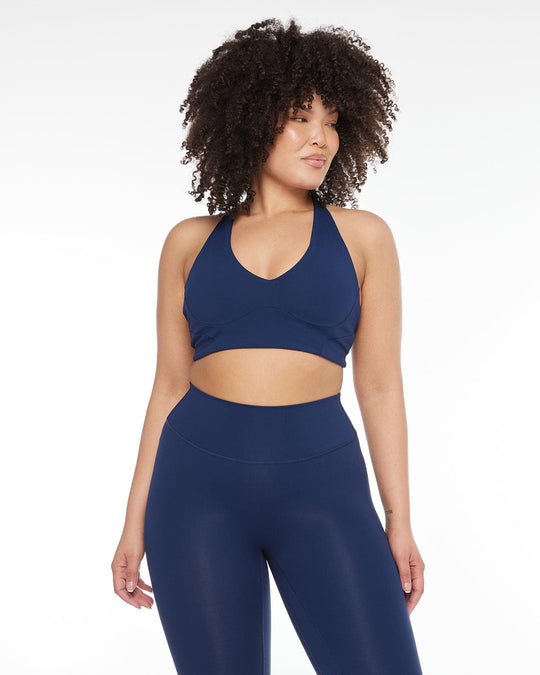 Activluxe Venus Panel Crop | Navy