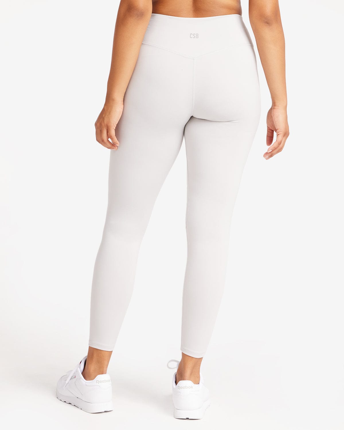 Serenity Drawstring Leggings | Light Grey