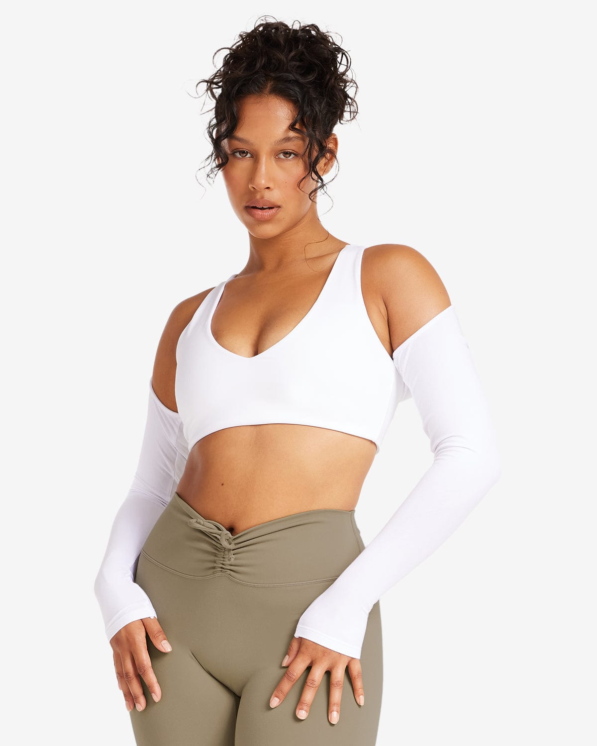 Capped Bolero | White