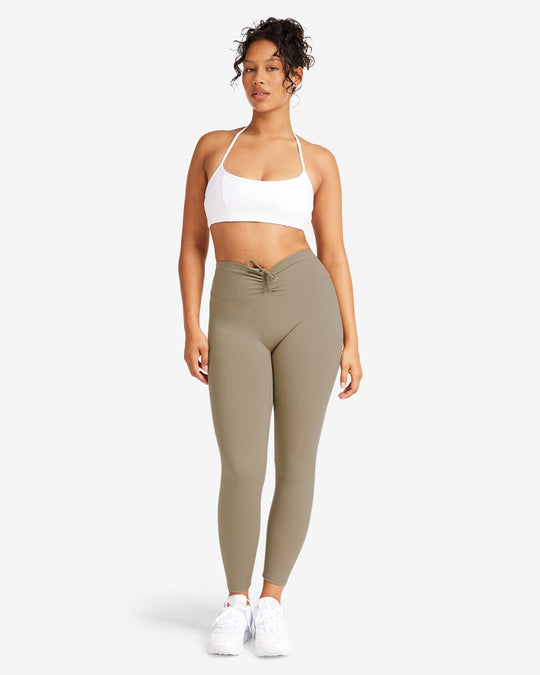 IM Serenity Drawstring Leggings | Vintage Khaki